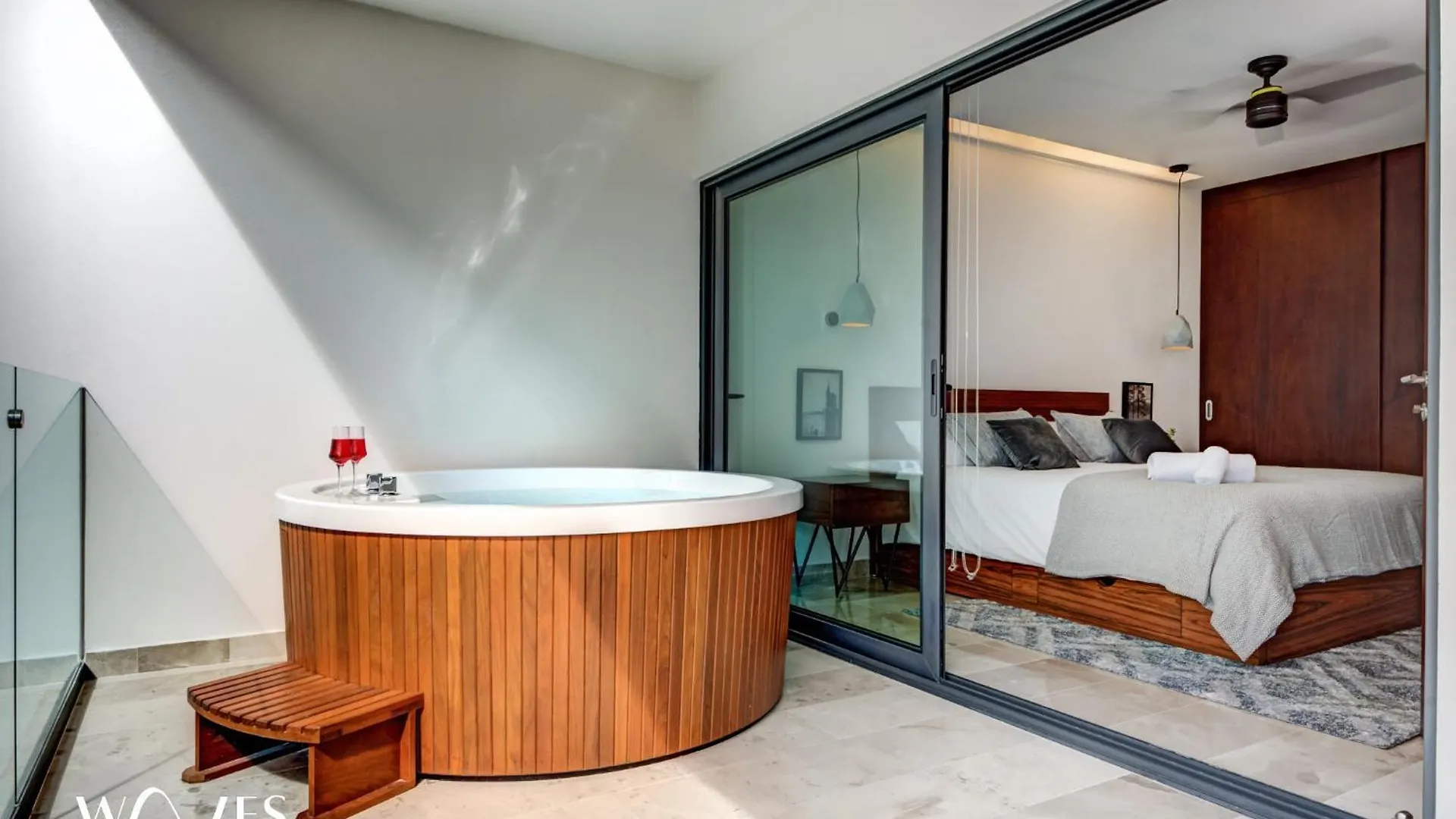 1 Br. With Private Jacuzzi And Rooftop Pool Playa del Carmen Appartamento