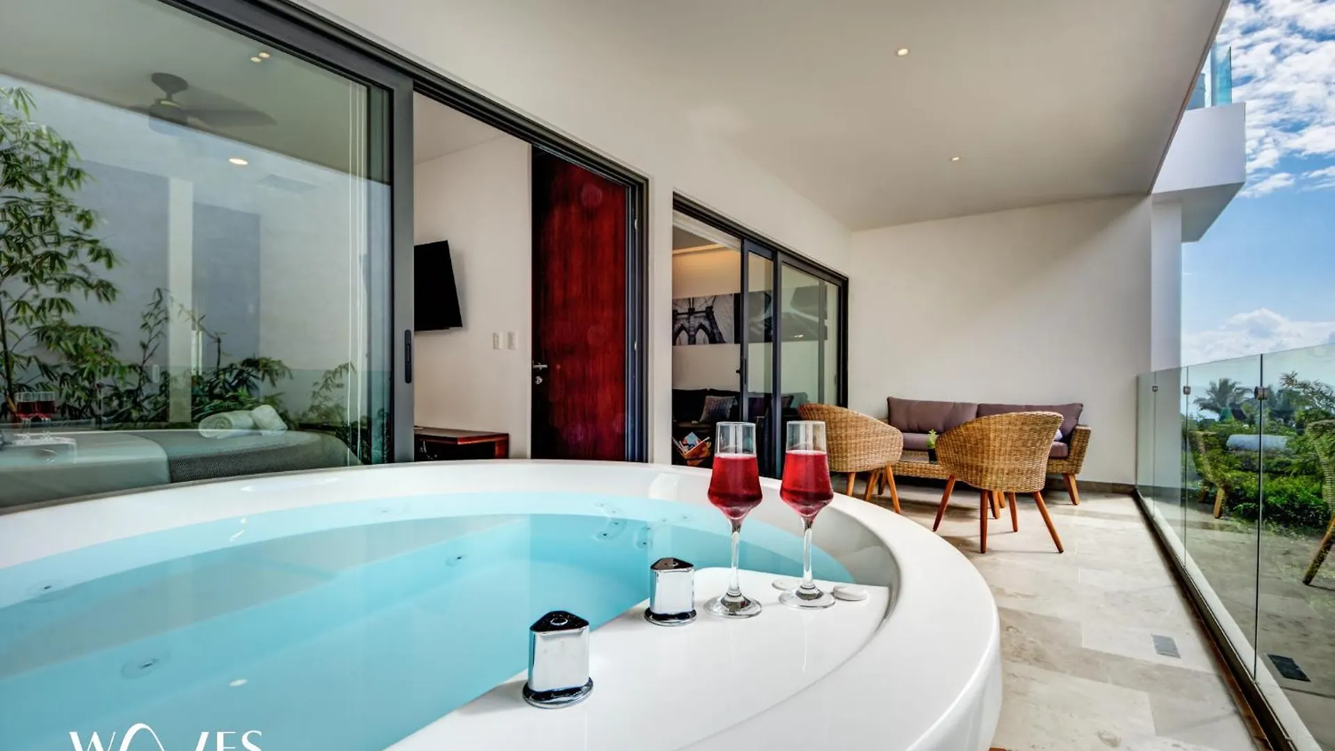 1 Br. With Private Jacuzzi And Rooftop Pool 普拉亚卡门